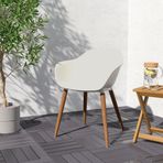 IKEA GRÖNSTA kolçaklı sandalye beyaz - 90557886