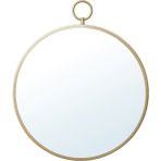 IKEA Grytas Çelik Pirinç Gold Altın Rengi 25 cm Makyaj Aynası