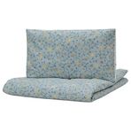 IKEA GULDVAVARE bebek nevresim takımı mavi-beyaz - 00573635