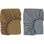 IKEA Guldvavare Lastikli Bebek Çarşafı Sarı Mavi 60 x 120 Cm - Sarı - Mavi