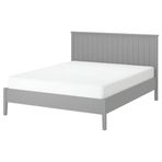 IKEA GULLABERG/LURÖY çift kişilik karyola gri - 29614782