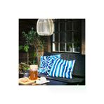 IKEA Gullbergsö Kırlent Kılıfı Mavi-Çizgili, 50X50 Cm 305.810.16.000