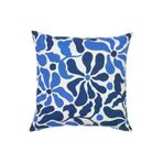 IKEA Gullbergsö Mavi-Çiçek Desenli 50X50 Cm Kırlent Kılıfı 205.810.12