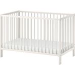 IKEA Gullıver Beyaz Bebek Karyolası Ahşap Malzeme ile Güvenli ve Konforlu Uyku Ortamı - 60x120 cm