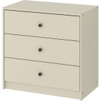 Ikea Gursken Çekmeceli Şifonyer 69X67 cm Açık Bej Sade Dayanıklı Duvara Sabitlenebilir Şifonyer