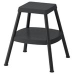IKEA HADDARP basamaklı tabure siyah-gri - 60581944