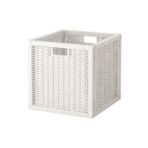 IKEA Hasır Beyaz Sepet Kutu Düzenleyici 32x35x32 Cm 1 Adet Çok Amaçlı Kullanım