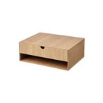 IKEA HASTVISKARE meşe görünümlü 32x24 cm çekmeceli kutu 305.498.56