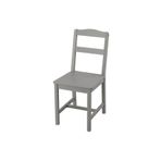 IKEA - HAUGA, ahşap sandalye, gri