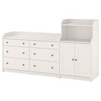 IKEA HAUGA dolap kombinasyonu beyaz - 49611645