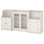 IKEA HAUGA dolap kombinasyonu beyaz - 99612077