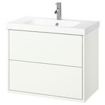 IKEA HAVBACK/ORRSJÖN lavabo dolabı kombinasyonu beyaz - 99521096