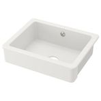 IKEA HAVSEN tek gözlü eviye beyaz - 20359229