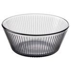 IKEA HAVSGADDA cam kase şerit deseni-gri - 40607407