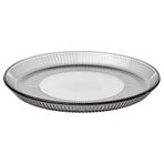 IKEA HAVSGADDA tatlı tabağı şerit deseni-gri - 00607409