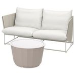 IKEA HAVSTEN/LAGASKAR bahçe oturma grubu bej - 79495079