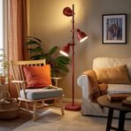 IKEA HEKTAR yer ve okuma lambası kahverengi-kırmızı - 50577462