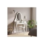 IKEA Hemnes Beyaz 100x50 Cm Makyaj Ve Çalışma Masası Akdenizshop