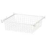 IKEA HJALPA raylı tel sepet beyaz - 29213464
