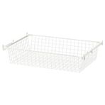 IKEA HJALPA raylı tel sepet beyaz - 79213466