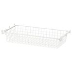 IKEA HJALPA raylı tel sepet beyaz - 99213465