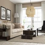 IKEA HOLMERUD orta sehpa koyu kahve - 00541418