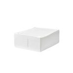 IKEA Hurç, Beyaz, 43x53x19 Cm, Yatak Altı Yastık Çarşaf Nevresim Giysi Saklama Kutusu Hurç Kutu
