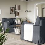 IKEA HYLTARP 2'li kanepe gransel gri - 89514893