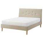 IKEA IDANAS çift kişilik karyola bej - 50588069