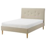 IKEA IDANAS çift kişilik karyola bej - 60588064