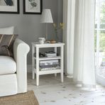 IKEA IDANAS yan sehpa beyaz - 00496048