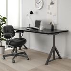 IKEA IDASEN çalışma masası siyah-koyu gri - 59281036