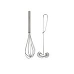 IKEA Idealisk Paslanmaz 2'li Yumurta Krema Pasta Çırpıcı Set