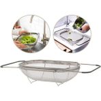 Ikea Idealisk Paslanmaz Çelik Köşeli Süzgeç 34CM x 23CM - 1 Adet