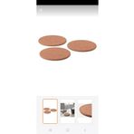 IKEA İkea heat nihale mantar tava çaydanlık Altlığı 3 adet set