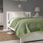 IKEA INDIRA yatak örtüsü gri-yeşil - 70582622