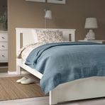 IKEA INDIRA yatak örtüsü koyu gri-mavi - 40582633