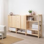 IKEA IVAR dolaplı raf ünitesi çam - 29403949