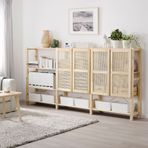 IKEA IVAR kapaklı raf ünitesi çam - 79403471