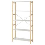 IKEA IVAR raf ünitesi çam-metal beyaz - 59553503