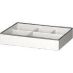 Ikea Jattebjörn Bölmeli Kutu Beyaz-Gri 50x35x9 Cm 40573214 - Beyaz - Gri
