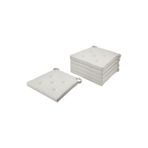 IKEA Justina 6 Adet Sandalye Minderi, Ekru, 42/35x40x4 Cm