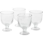 IKEA Kadehli Cam Bardak Seti Şeffaf 28 cl 4 Adet - 28 ml
