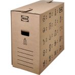 IKEA Kahverengi Şık Kapaklı Kutu 64X34X40 Cm/80 Lt