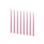 IKEA Kaliteli Klokhet 8 Adet Şamdan Mumu Yükseklik 25 Cm İkea 8'li Set Dekoratif Mum Pembe Renk