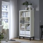 IKEA KALLAX açık raf ünitesi beyaz-siyah - 29442620