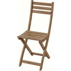 IKEA Katlanabilir Sandalye, Açık Kahverengi, Mindersiz