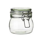 IKEA Kavanoz 0,5 Lt Cam Kilitli Contalı Çap: 11 Cm Yükseklik: 10.5 Cm