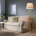 IKEA KINNAHULT yer lambası dişbudak-beyaz - 10559257