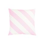 IKEA Kırlent Kılıfı, Pembe-Beyaz Çizgili Model 50x50 cm Salon-Bahçe Dekorasyonu 9ck9c